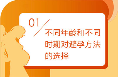 （一）不同年龄和不同时期对避孕方法的选择